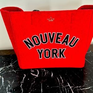 Kate Spade chenille tote.